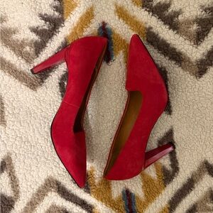 Franco Sarto Vibrant Red Heels